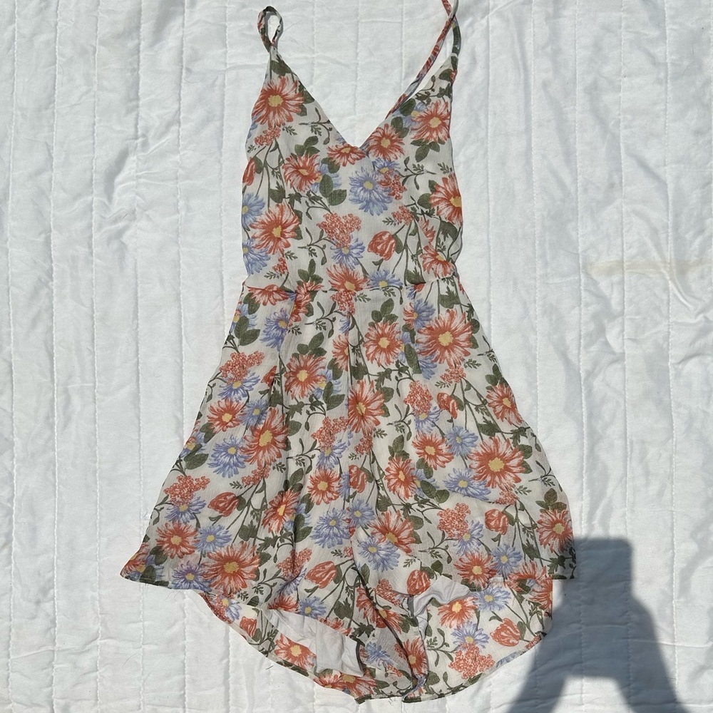 Women’s Floral American Eagle Romper